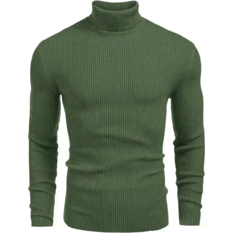 Turtleneck Classic Knit Sweater