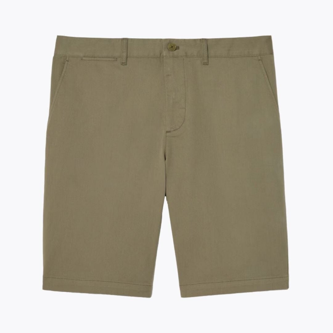 Slim Fit Stretch Cotton Chino Shorts
