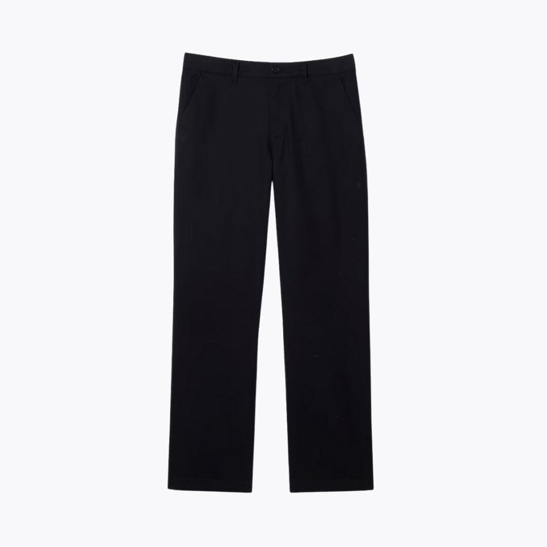 Straight Fit Cotton Twill Pants