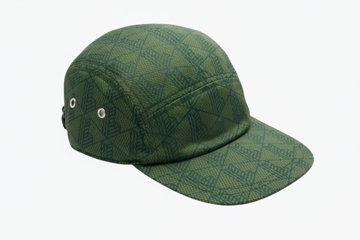 Printed Twill Jockey Cap