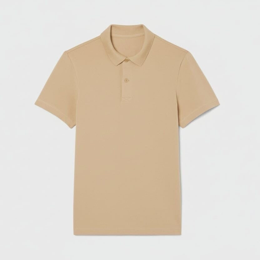 Regular Fit Cotton Blend Polo Shirt