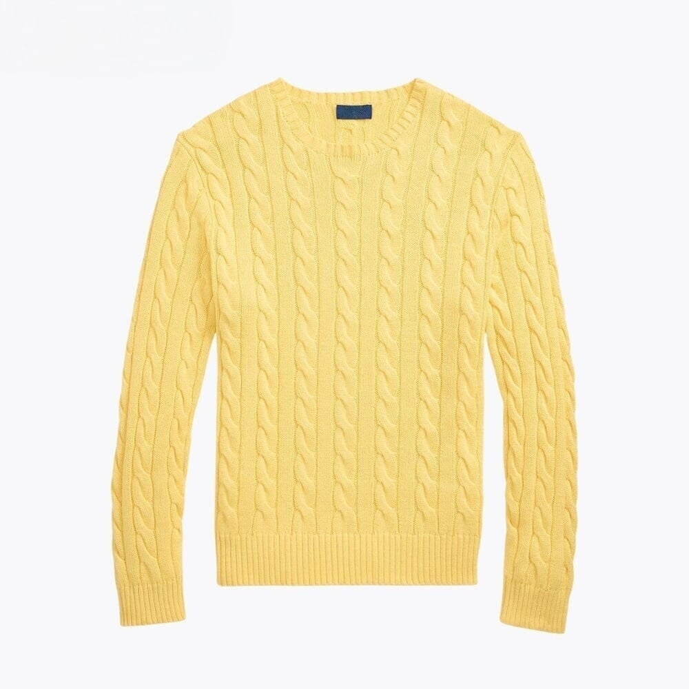 Cable-Knit Cotton Jumper