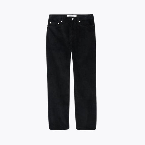 5 Pocket Straight Fit Velour Pants