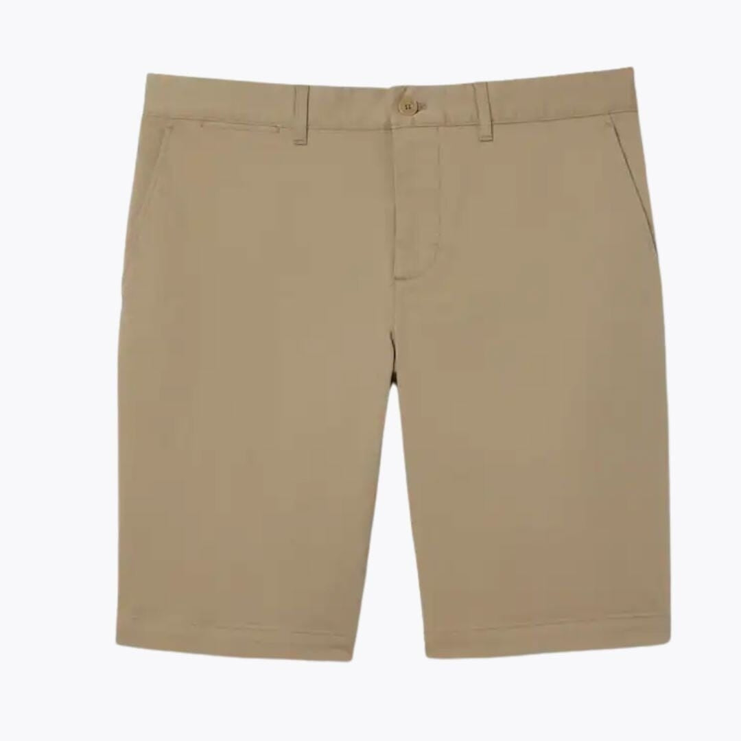 Slim Fit Stretch Cotton Chino Shorts