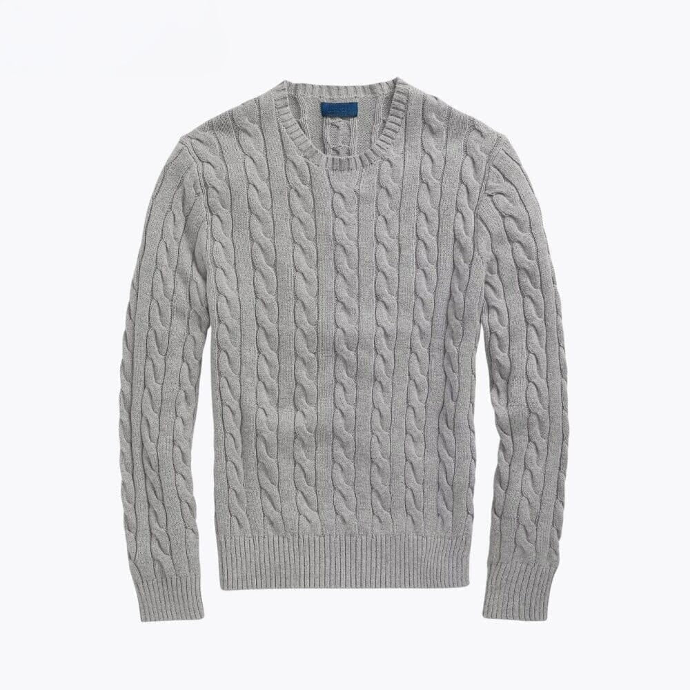 Cable-Knit Cotton Jumper